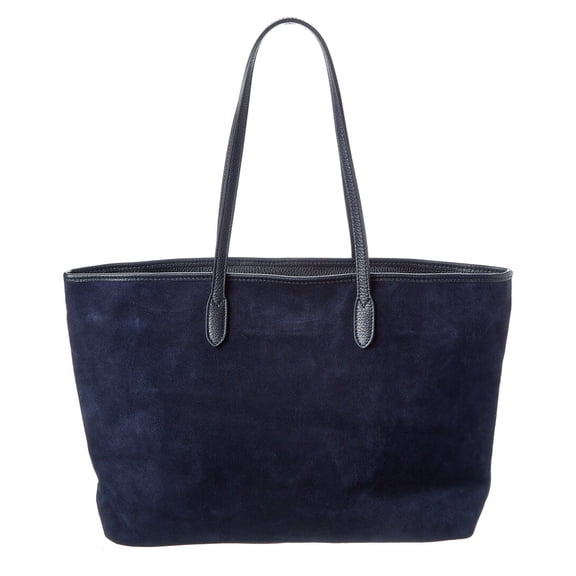 Persaman New York Suede Tote, Blue