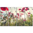 thumbnail image 2 of Poppy Flowers on Summer Meadow - Floral Canvas Art Print, 2 of 3