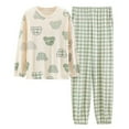 thumbnail image 1 of Pijama de mujer de algodón de manga larga, pantalón, jersey, traje fino, traje de hogar de primavera y otoño, 1 of 5