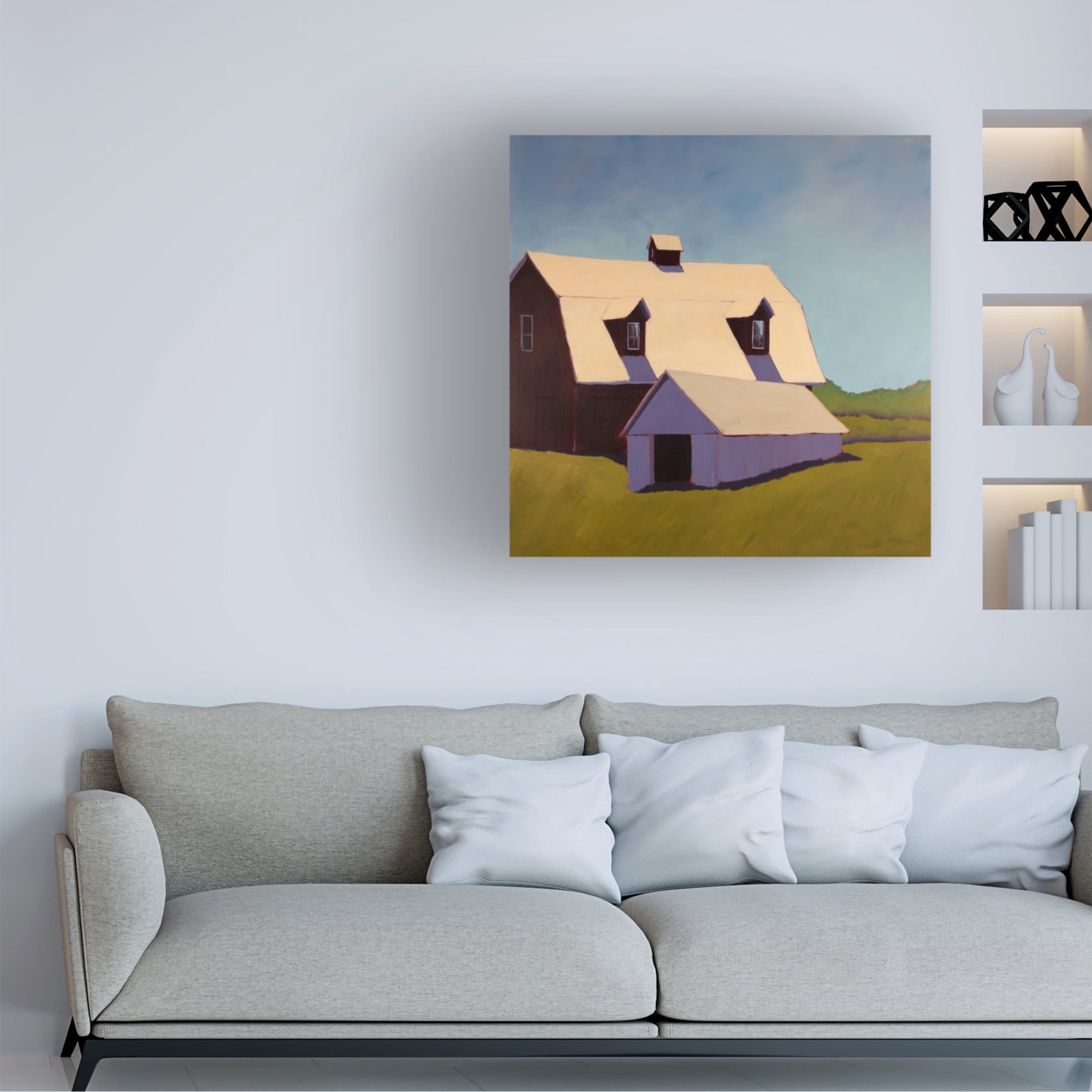 Trademark Fine Art Carol Young  Homestead Barn IX Canvas Wall Art