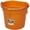 Orange, variant on Miller Electric 20Qt Flatback Plastic Bucket Blue