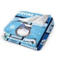 thumbnail image 2 of Cute Penguin Blanket Gifts For Kids Adults - Lightweight Throw Blanket For Bedroom Living Room Decor Soft Fuzzy Fleece Cozy Plush Bed Couch 50"X40", 2 of 7
