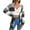 Black, variant on Fesfesfes Women Cardigan Women Fall Winter Stripes Long Sleeve Cardigan Sweater Coat Tops