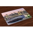 thumbnail image 1 of Ambesonne Cityscape Place Mats Set of 4, Tokyo Japan Bridge, Standard Size, Multicolor, 1 of 4