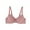 Pink, variant on Lolmot Sexy Lingerie for Women Push Up Bras Sexy Bras Bralettes Women Plain Underwear Small Breasts Detachable Double Shoulder Straps Underwire Bra