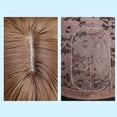 thumbnail image 5 of Short Straight Bob Wig -2025 New With Bangs,Highlight Deep Root,9.8 In Natural Synthetic Hair For Women,Heat-Resistant Daily Party Wear Chin Length(Gradient Gray White),Gold, 5 of 8