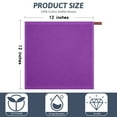 thumbnail image 5 of 6 Pack 100% Cotton Kitchen Dish Cloths, Waffle Weave Dish Cloths for Washing Dishes, Quick Drying Kitchen Dish Towels Rags, 12x12 Inches, Purple, 5 of 8