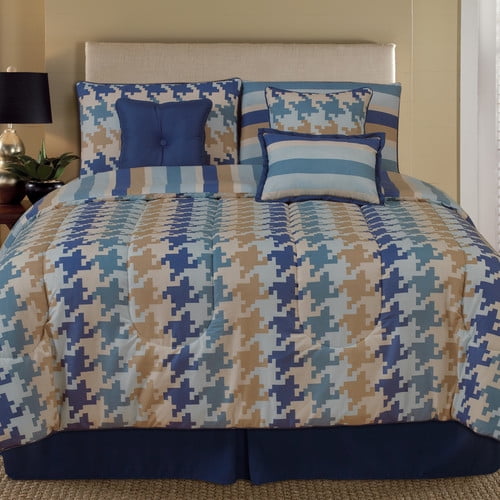 Home Fashions International Pixel 7 Piece Comforter Set