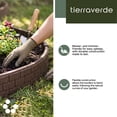 thumbnail image 3 of Tierra Verde 48"L x 6"H Bricks, Super Flexible Lawn & Garden Border Kit, 6 Pack, Brown, 3 of 7