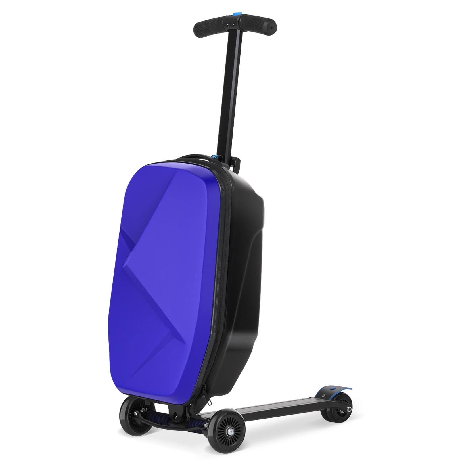 Carryon Suitcases With Wheels Iubest 4-in-1 Kids Scooter Luggage