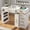 White, variant on EVOKEDEN Manicure Nail Table w/Electric Dust Collector, Manicure Station with Wrist Cushion, Storage Cabinet & Drawers, Shelves, for Salon & Home, White