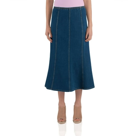 ONLINE - RealSize Womens Stretch 2 Pocket Gored Skirt - Walmart.com