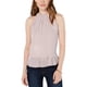 thumbnail image 1 of Tommy Hilfiger Blusa sin mangas estampada con cuello alto para mujer blanco XL, 1 of 1