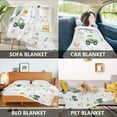 thumbnail image 7 of 50x60 inch Crystal Fleece & Arctic Fleece Blanket Soft Bed Throws for Home or Camping Cute Farmyard Pattern, 7 of 7