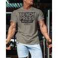 thumbnail image 3 of Gymish Bench Press Workout T-Shirt for Men – Funny Gym Shirt, Deadlift & Lifting Tee, Men's Workout Shirts, Athletic Gym Clothes, 3 of 5