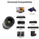 thumbnail image 5 of Altavoz Reproductor de DVD Adaptador de Cables Ópticos de Audio Digital CD Portátil Extensor Hembra de Fibra Óptica Acoplador de Extensión 2 Pieza, 5 of 9