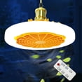 thumbnail image 2 of XGFHYJEH Ceiling Fans with Lights and Remote, Flush Mount Bladeless Ceiling Fan, Modern Low Profile Led Ceiling Light with Fan, Lighting & Ceiling Fans for Bedroom Living Room Kitchen Bathroom, 2 of 5