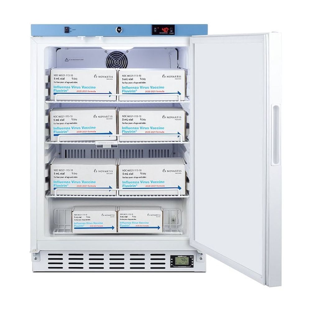 24" Wide Built-In Healthcare Refrigerator, Certified to NSF/ANSI 456 Vaccine Storage Standard