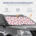 thumbnail image 4 of Balery 2 Piece Watermelon Car Windshield Sun Shade|Foldable Front Windshield Shade for Car Front Window for Most Sedans SUV Truck-Large, 4 of 7