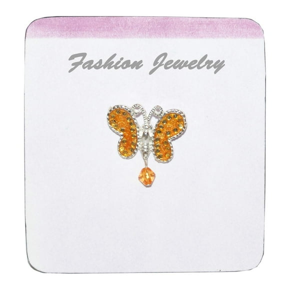 Cadeaux Maison Joyeux Pierre de Naissance Papillon Tac Pin November/Citrine Color