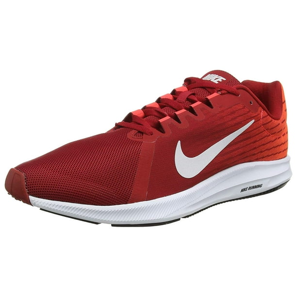 Nike 908984-601: Mens Downshifter 8 Gym Red/Vast Grey-Bright Sneakers (10 D(M) US Men) -