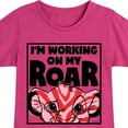 thumbnail image 3 of The Lion King - I'm Working on my Roar - Simba - Toddler & Youth Girls Short Sleeve Graphic T-Shirt, 3 of 5