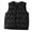 Black, variant on BANJAMJAM 2-8Y Vest Collection - Multiple Colors Lightweight Quilted Design  Sleeveless & Warm Perfect For Layering in Cool Weather