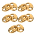 thumbnail image 2 of 10Pcs Stainless Steel Double Oval Bead Connectors for DIY Jewelry Making Golden Color, 2 of 8