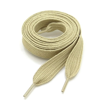 

Thick Flat 3/4 Wide Shoelaces Solid Color for All Shoe Types