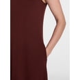 thumbnail image 5 of Time and Tru Women's Sleeveless Knit Swing Dress, Sizes XS-XXXL, 5 of 6