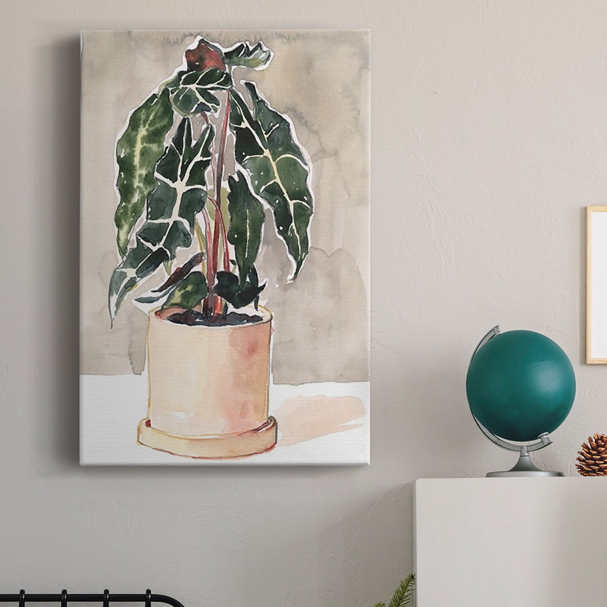 Potted Houseplant I Premium Gallery Wrapped Canvas - Ready to Hang