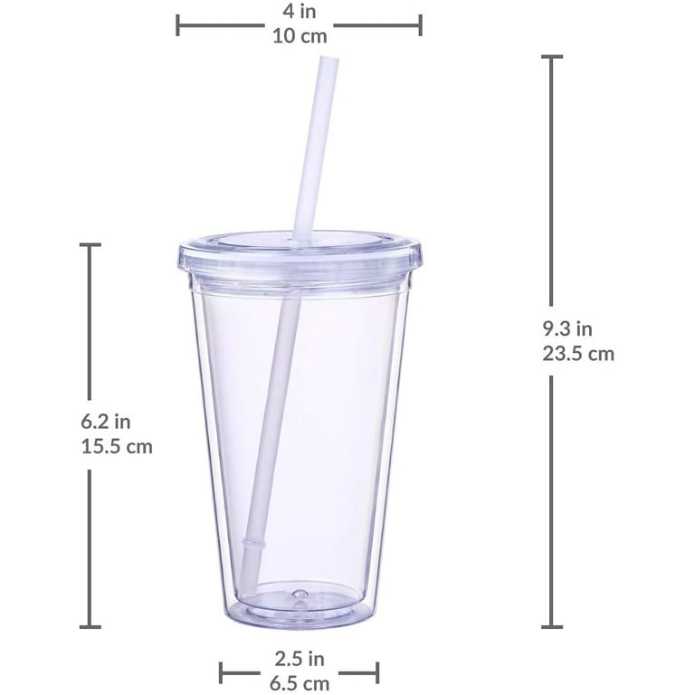 30 Pcs 24 oz Skinny Acrylic Tumbler with Lid and Straw Insulated Double  Wall Plastic Reusable Cups C…See more 30 Pcs 24 oz Skinny Acrylic Tumbler  with