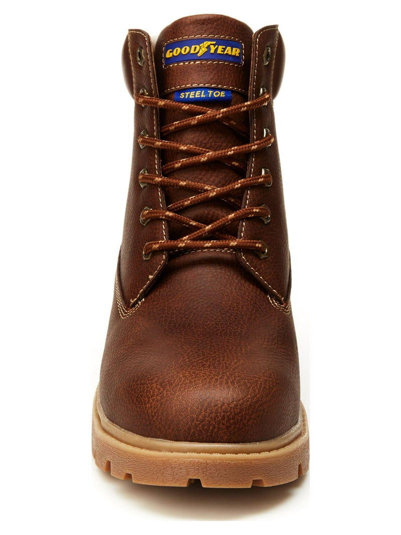 Goodyear Men\'s Boots Size 7.5 Maverick ST Brown Leather Steel Toe. Goodyear Men main image 3