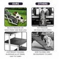 thumbnail image 4 of Dog Stairs with Nonslip Surface Portable Folding Ramp for Car, SUV and Trucks Foldable Ramp Stairs for Dogs, 4 of 4