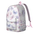 thumbnail image 2 of Colorful Artistic Butterfly Print Travel Backpack – Lightweight Oxford Backpack with Comfortable Carrying and Anti-theft Multifunctional Features for Daily Use, School, and Short Trips, 2 of 3