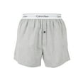thumbnail image 2 of Calvin Klein 2 Pack Logo Slim Fit Woven Boxers, Multicoloured, 2 of 7
