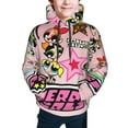 thumbnail image 3 of The Powerpuff Girls Youth Active Sweatshirt Printing Casual Pullover Hoodies Winter Fall Clothes Outerwear Medium, 3 of 7