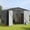 Dark Gray, variant on Dextrus 10x8ft Large Outdoor Storage Shed, Heavy Duty Tool Metal Storage Sheds House with Lockable Doors & Air Vent