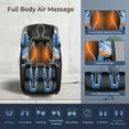 thumbnail image 3 of Costway Full Body Zero Gravity Massage Chair w/SL Track Voice Control Heat Black, 3 of 10