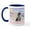 White/Navy Inside, variant on CafePress - Angel/Keeshond Mug - 11 oz Ceramic Mug - Novelty Coffee Tea Cup