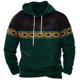 thumbnail image 3 of Sudadera con capucha con estampado gráfico vintage para hombre, jersey con estampado tradicional indio, sudaderas con capucha informales de gran tamaño, ropa para hombre, ropa unisex, 3 of 5