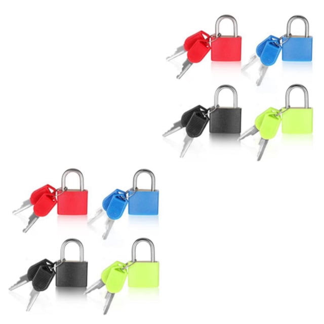 braveheart 4pcs/set Compact And Portable Suitcase Locks On Go Security Durable Small Padlocks For Suitcases 2Set