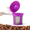 thumbnail image 2 of Taza de cápsulas de café, filtros de café reutilizables recargables, colador de malla grande TFixol Accesorios para máquinas de café, 2 of 7