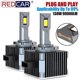 thumbnail image 2 of D1S Led Headlight D3S Canbus Bulbs CSP D4S D5S D2S D8S Led 130W 90000LM Turbo LED Car Lamp D Series Car Bulbs Plug&Play 12V 24V, 2 of 5