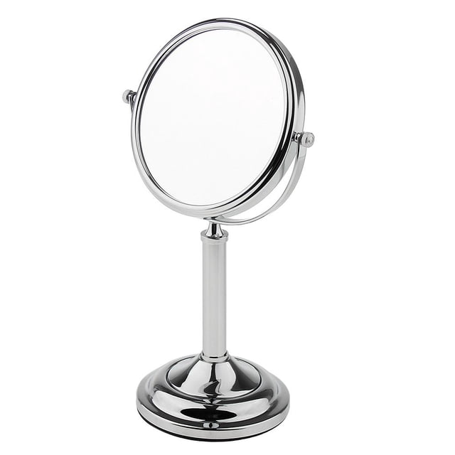 Espejo de maquilje soporte libre de rotación giratoria de 6" Zulema Espejo de maquillaje de pie