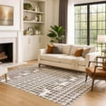 thumbnail image 7 of Addison Rugs Mayfield Premium Machine Washable Transitional Holiday Brown Rectangle Rug, 3' x 5', 7 of 7