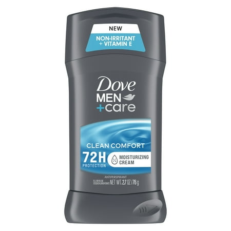 Dove Men+Care Long Lasting Antiperspirant Deodorant Stick, Clean Comfort, 2.7 oz