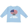 thumbnail image 3 of Inktastic I Love my Daddy Military Son Daughter Boys or Girls Long Sleeve Toddler T-Shirt, 3 of 5