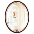 thumbnail image 4 of OVALCREST - London Framed Oval Mirror - Black Cherry 21 1/8" x 31 1/8", 4 of 7