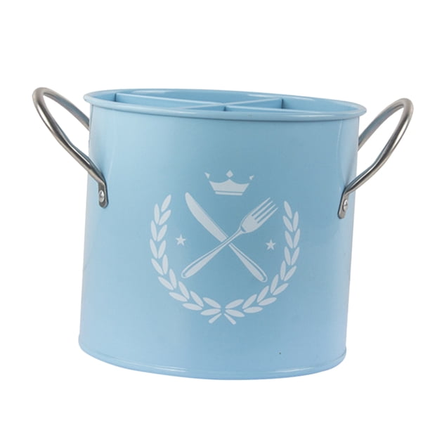Porta palillos, vajilla, mangos binaurales, cubiertos, caja de palillos para el hogar Azul